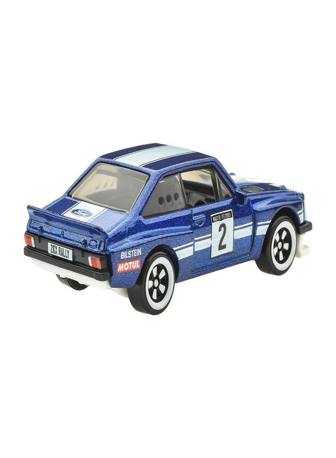 Hot Wheels Silver Series Rally Racers Ford Escort RS 2000 [Blue] 3/5, 1:64 Scale Diecast Toy Vehicle - Image 3