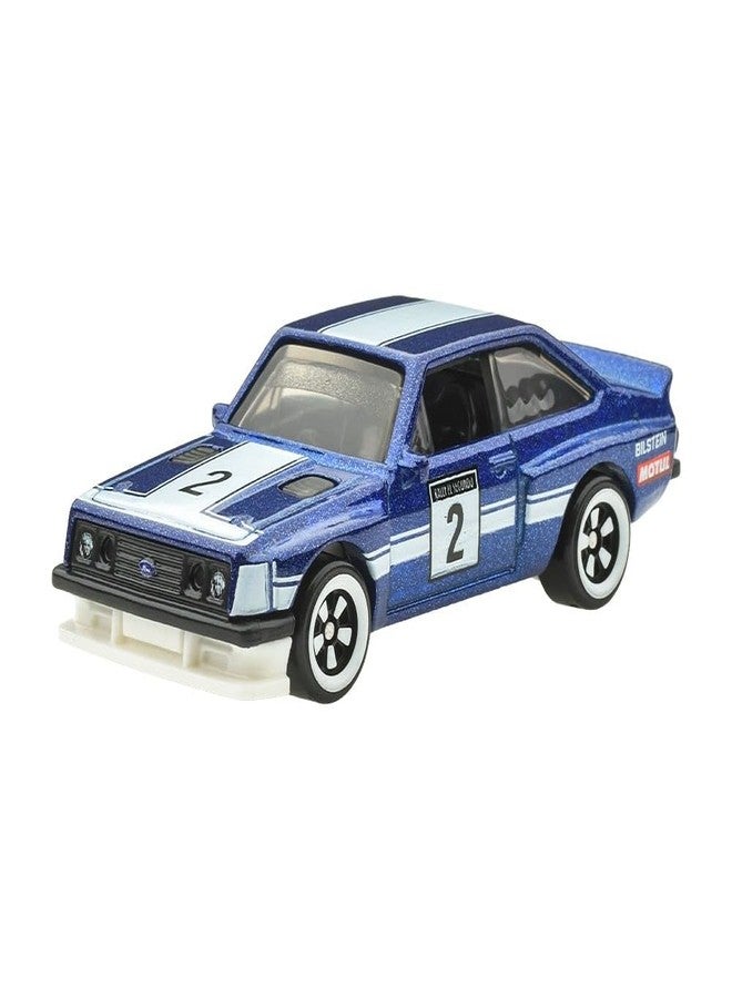 Hot Wheels Silver Series Rally Racers Ford Escort RS 2000 [Blue] 3/5, 1:64 Scale Diecast Toy Vehicle - Image 2