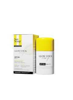SunScoop SunScoop Glow Stick Dewy SPF 50+ PA++++ |, UVA UVB rays protection| Vitamin C for glow | Oats for dull skin | Dewy Finish | Easy Reapplication | No White cast | Combination to Dry skin | 18g  - Image 1