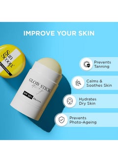SunScoop SunScoop Glow Stick Dewy SPF 50+ PA++++ |, UVA UVB rays protection| Vitamin C for glow | Oats for dull skin | Dewy Finish | Easy Reapplication | No White cast | Combination to Dry skin | 18g  - Image 4