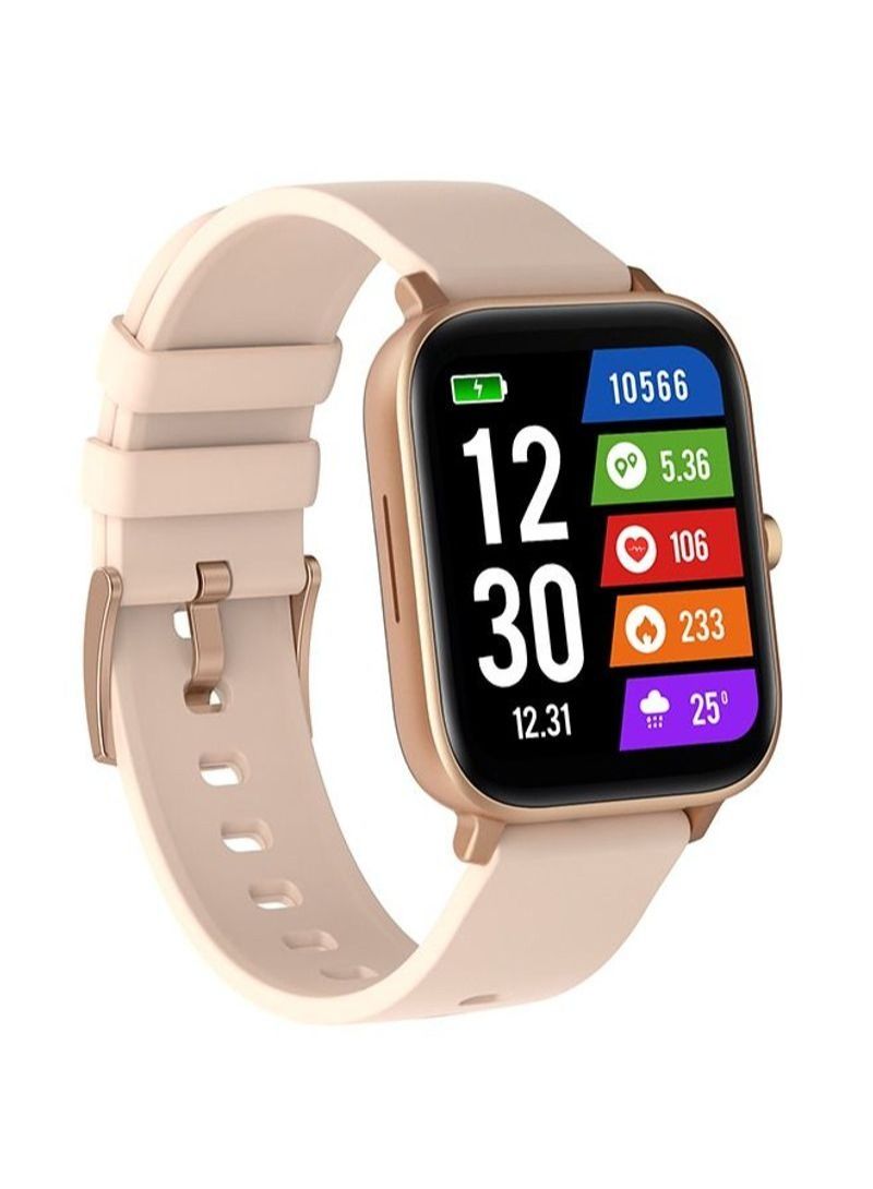 NIBEMINENT 5.1 Bluetooth Calling Smart Watch Gold - Image 1