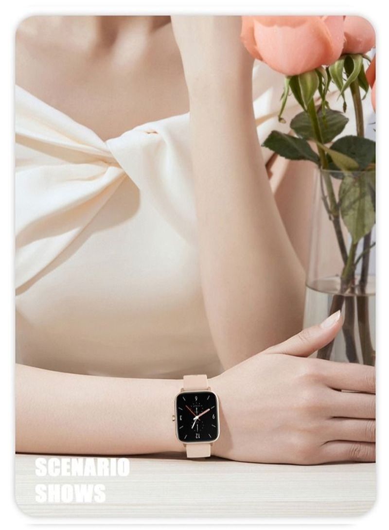 NIBEMINENT 5.1 Bluetooth Calling Smart Watch Gold - Image 3