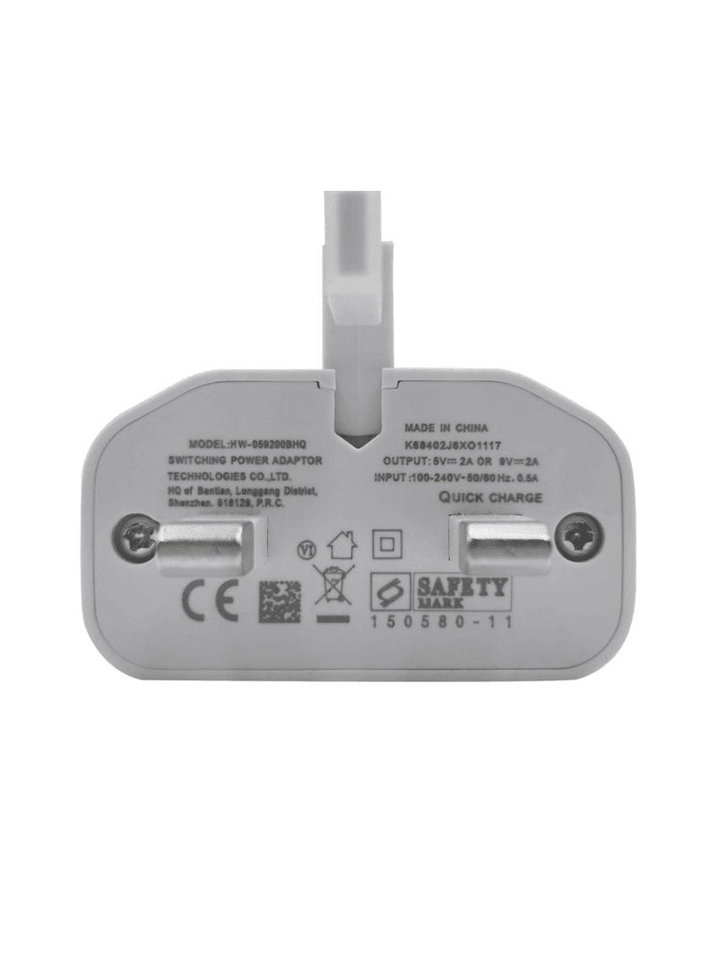 Micro USB Cable Fast Charger 3.0 Mobile Charger Power Adapter In 220v Out 5v or 9v Quick Charge HW-059200BHQ  - Image 4