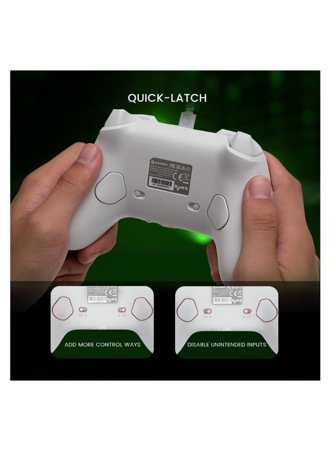 Beauenty GameSir G7 SE Wired Controller For Xbox Series X,Xbox Series S,Xbox One,Windows 10/11, Plug And Play Gaming Gamepad With Hall Effect Joysticks/Hall Trigger, 3.5mm Audio Jack - Image 4