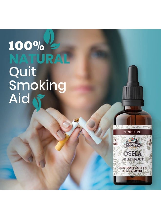 FLORIDA HERBS OSHA Root Liquid Extract for Respiratory Support, Organic OSHA Tincture Natural Lung Detox 2 Fl Oz - Image 4