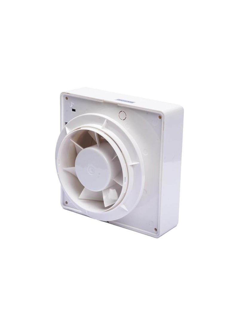 Bathroom Exhaust Fan and Extractor with 5" (120mm) 12cm Hood - Effective Ventilation and Fresh Air White - Image 4