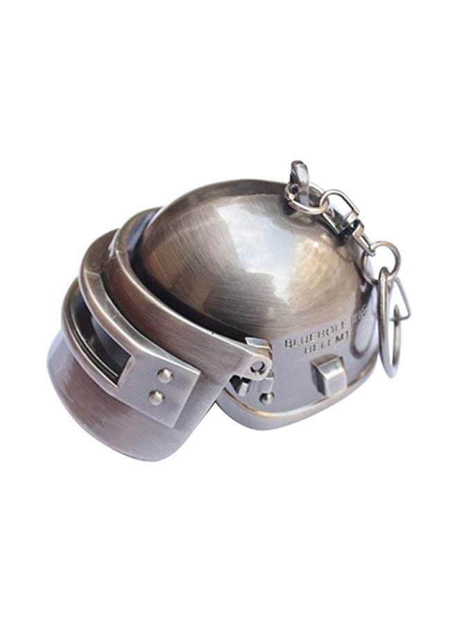 NIBEMINENT PUBG Game Battleground Cosplay Helmet Keychain - Image 1