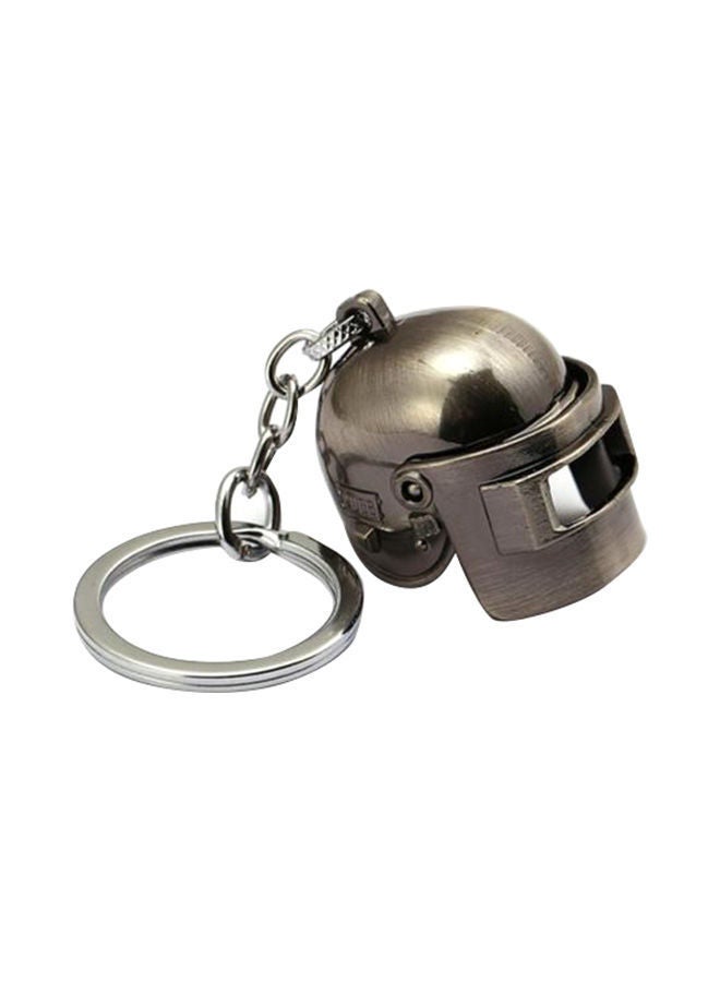 NIBEMINENT PUBG Game Battleground Cosplay Helmet Keychain - Image 2