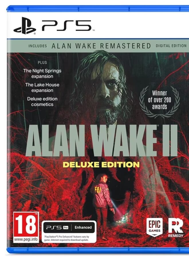 PlayStation Alan Wake 2 Deluxe Edition (PS5) - includes Alan Wake Remastered Digital Edition
