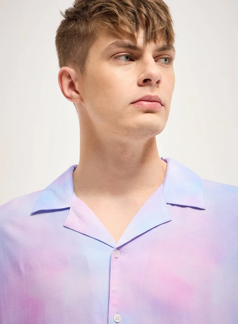 THE BEAR HOUSE Shirt for Men | Slim Fit, Short Sleeve, Casual or Formal Button-Down | Soft, Breathable Fabric for Work, Everyday, & All-Season Wear in Stylish Colors, Pink, Size - S - XXL, (Rucha)