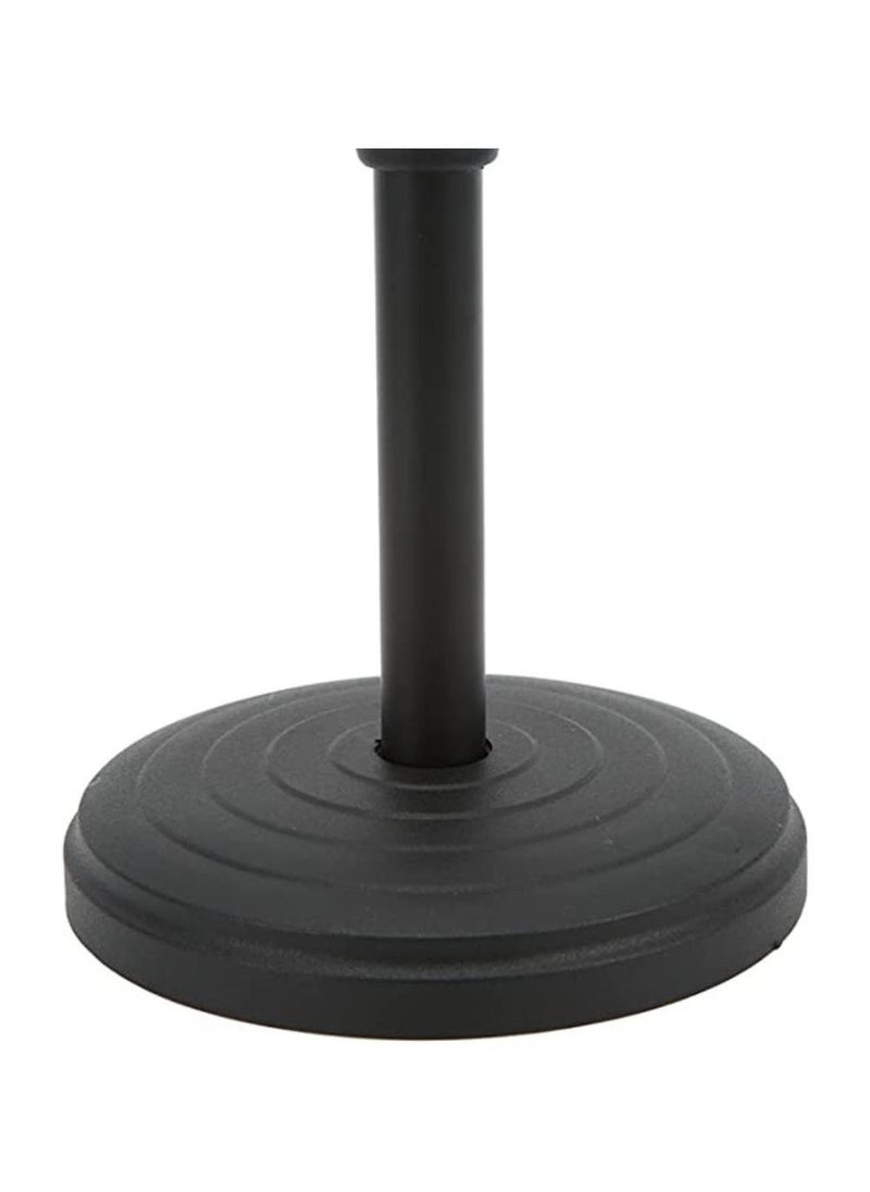 Microphone mini adjustable stand,Best use for conference room, Mic Clip and Heavy Iron Base,Foldable,Retractable and Adjustable for Live Broadcasts,Podcasts,Singing,Computer,Meetings and Lectures