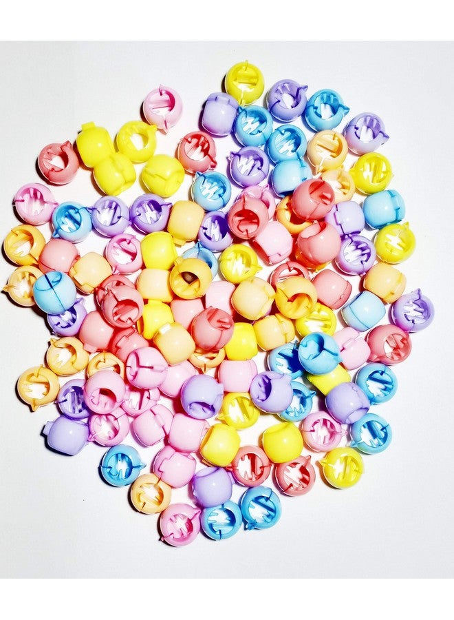 Drishti® Plastic Hair Tic Tacs Hair Clips For Girls Light Multicolor Pack of 100 - Image 3