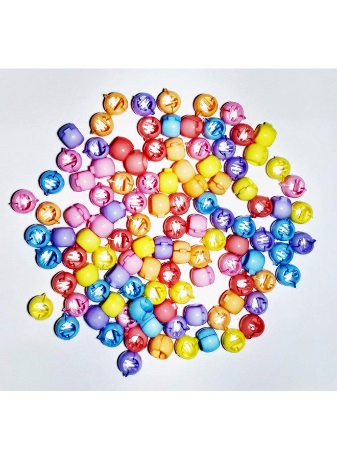 Drishti® Plastic Hair Tic Tacs Hair Clips For Girls Light Multicolor Pack of 100 - Image 4