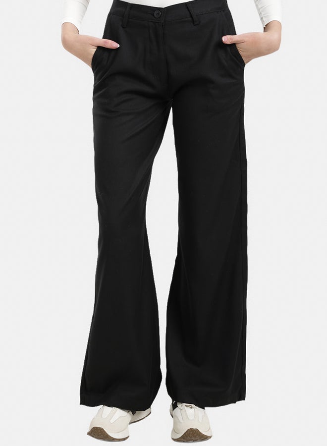 Carina Wide-Leg Straight Cut Pants - Image 1