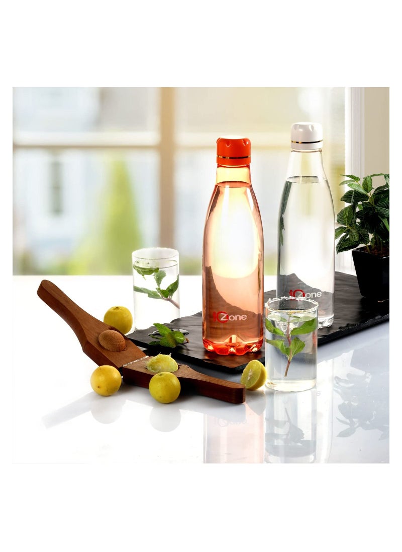Cello - Ozone Plastic Water Bottle 1 Litre Set Of 6 Assorted - Image 1