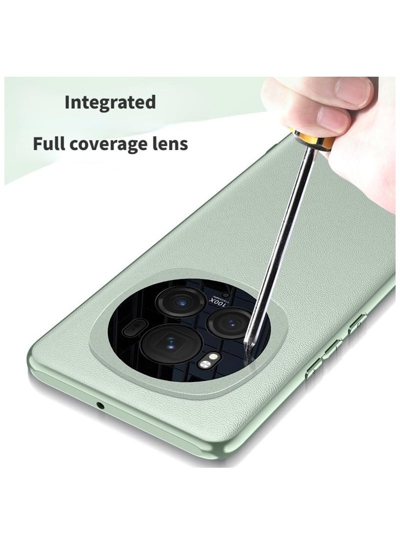 general Compatible with Honor Magic 6 Pro Case Luxury PU Leather Back Cover For Magic 6 Pro 5G Camera Protection Shell Silicone Shockproof Bumper - Image 4