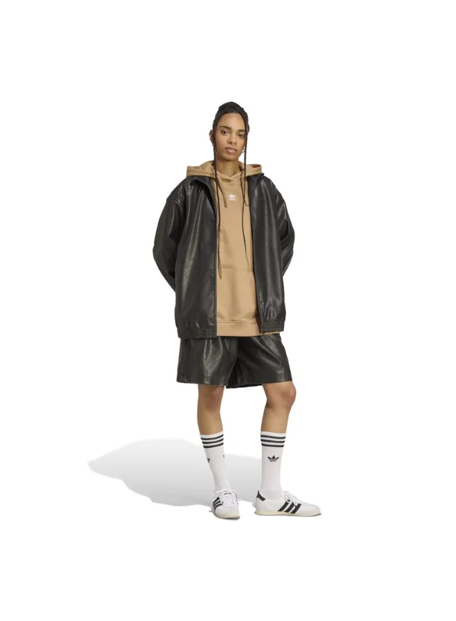 adidas سويت شيرت ESS HOODIE نسائي أصلي بني