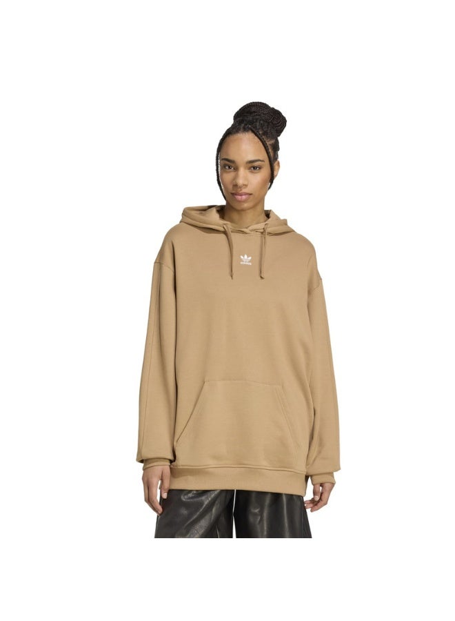 Adidas adidas ESS HOODIE Brown Originals Women SWEATSHIRTS  - Image 2