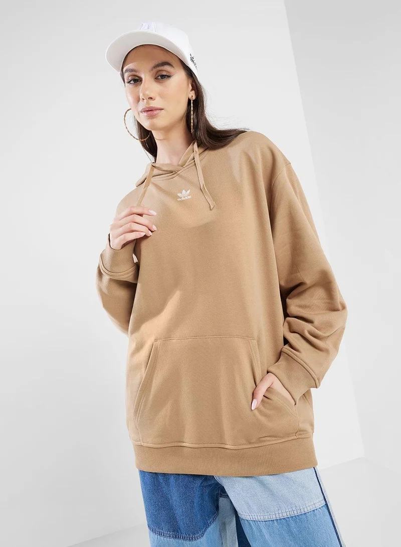 adidas Originals adidas Ess Hoodie Brown Originals Sweatshirts