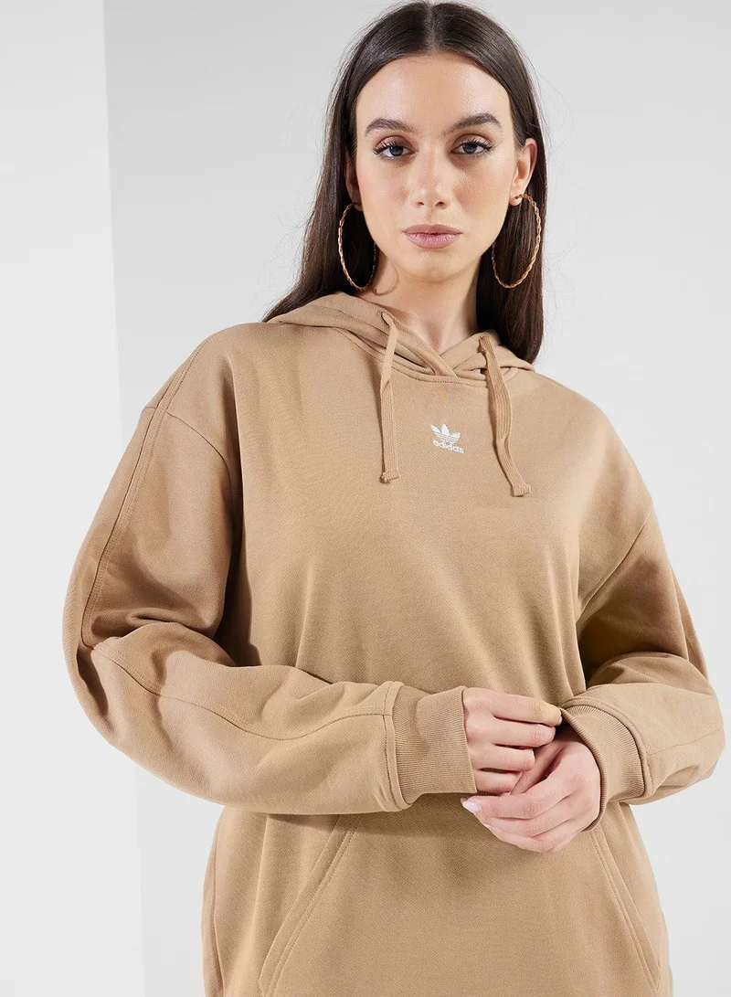 Adidas Originals cardboard Essentials Loose French Terry Hoodie for Women | Best Price UAE