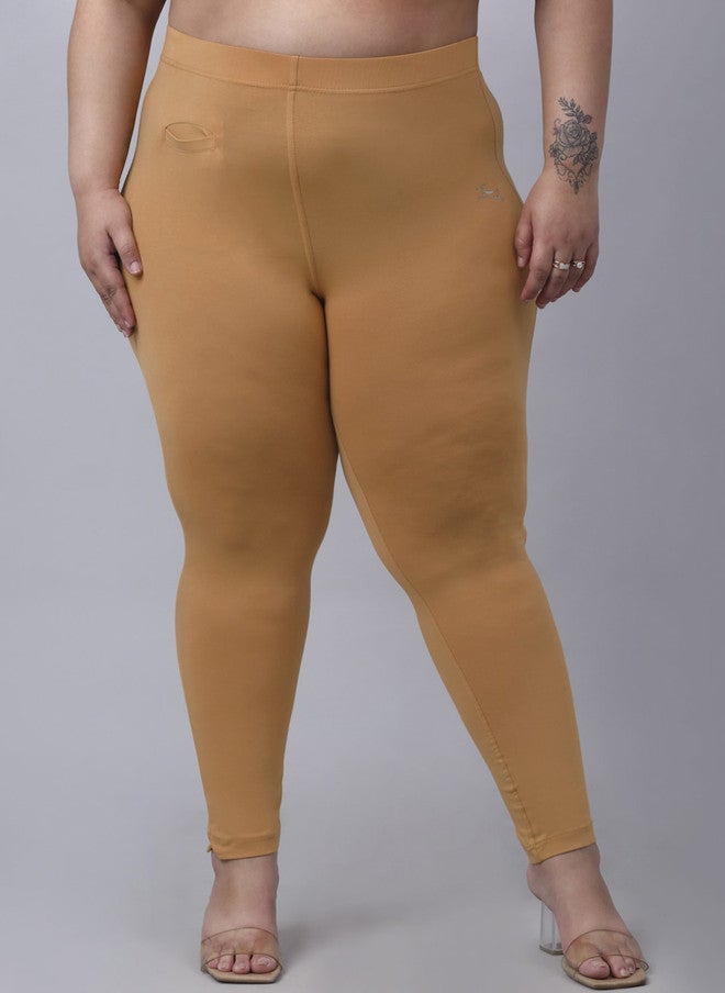Trend Level Women Plus Size Super Regular Fit Easy Wash Casual Trousers - Image 1