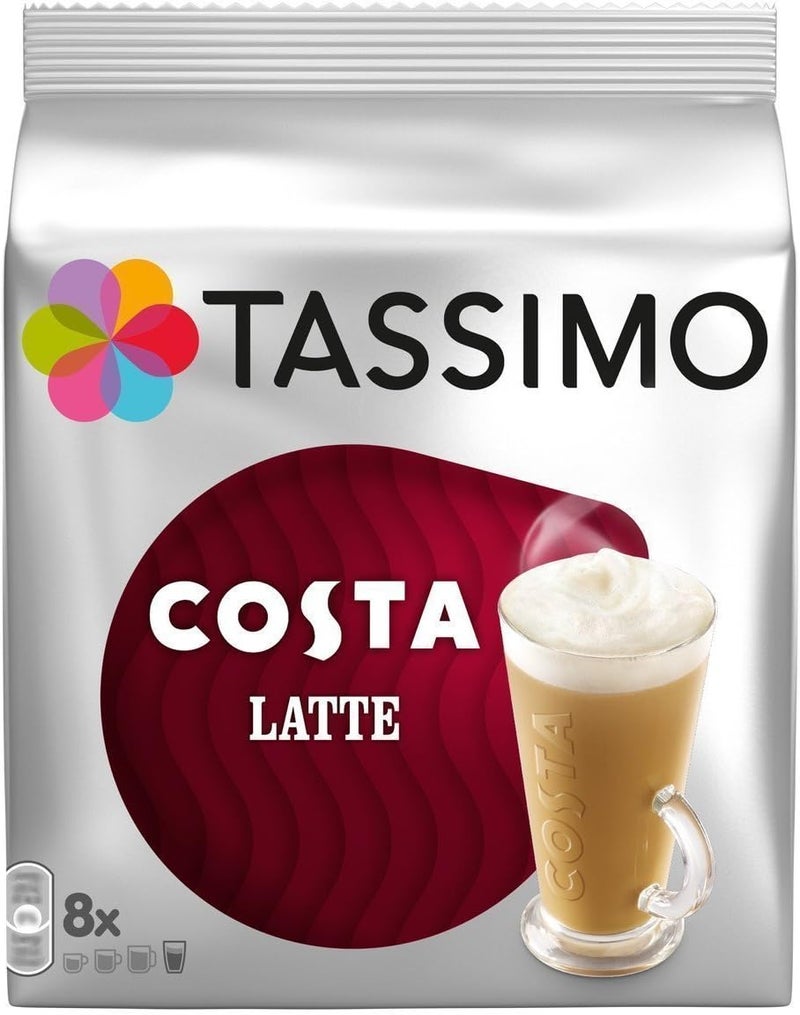 Tassimo Costa Latte 2 Pack (16 Drinks)