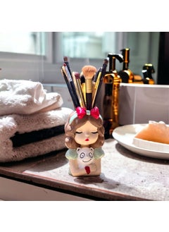 Taşdevri Life Tasdevri Life Pencil Holder Succulent Flower Pot Holder Figurine Girl Large Size  - Image 1