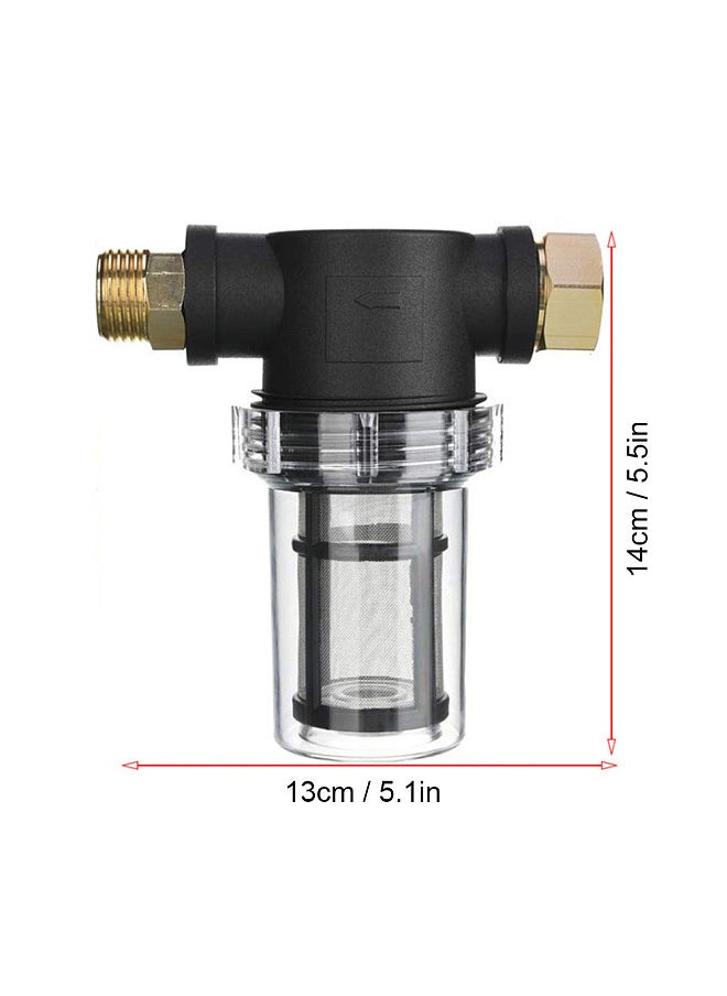 Generic - Garden Hose Filter for Pressure Washer Inlet Water Sediment Filter Attachment 100 Mesh and 40 Mesh Screen 2 Pcs O-Ring and 3 Pcs Filter Hose Washer - Image 1