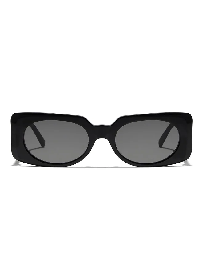 30Sundays 30Sundays Piper, Women’s Rectangle Sunglasses with UV400 Protection (Black, Gray)