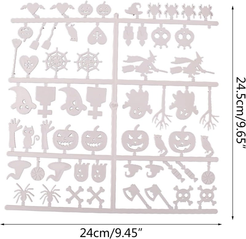 Temp resistant Set of 2 Characters for Felt Letter Board Message Board Letterboard Halloween Letters for Home Decoration Characters Heat insulation layer - Image 4