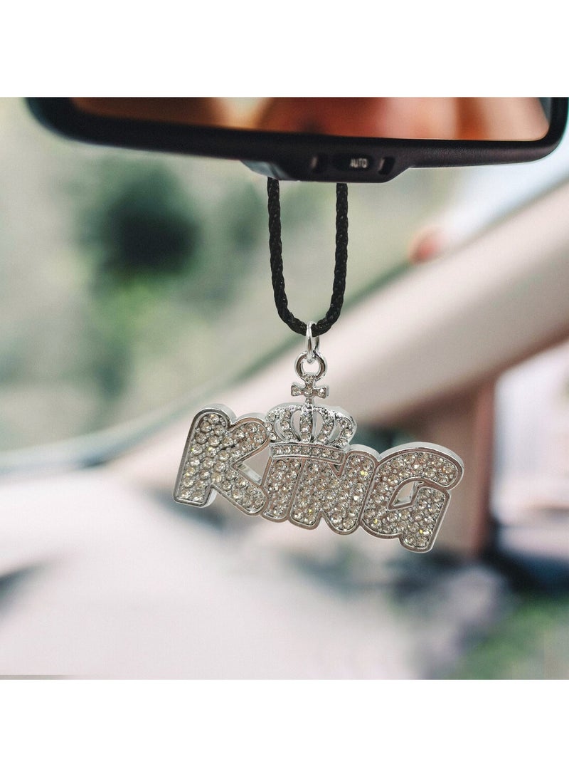 NMC Car Pendant Fancy Diamond KING Logo Fancy Pendant - Image 1