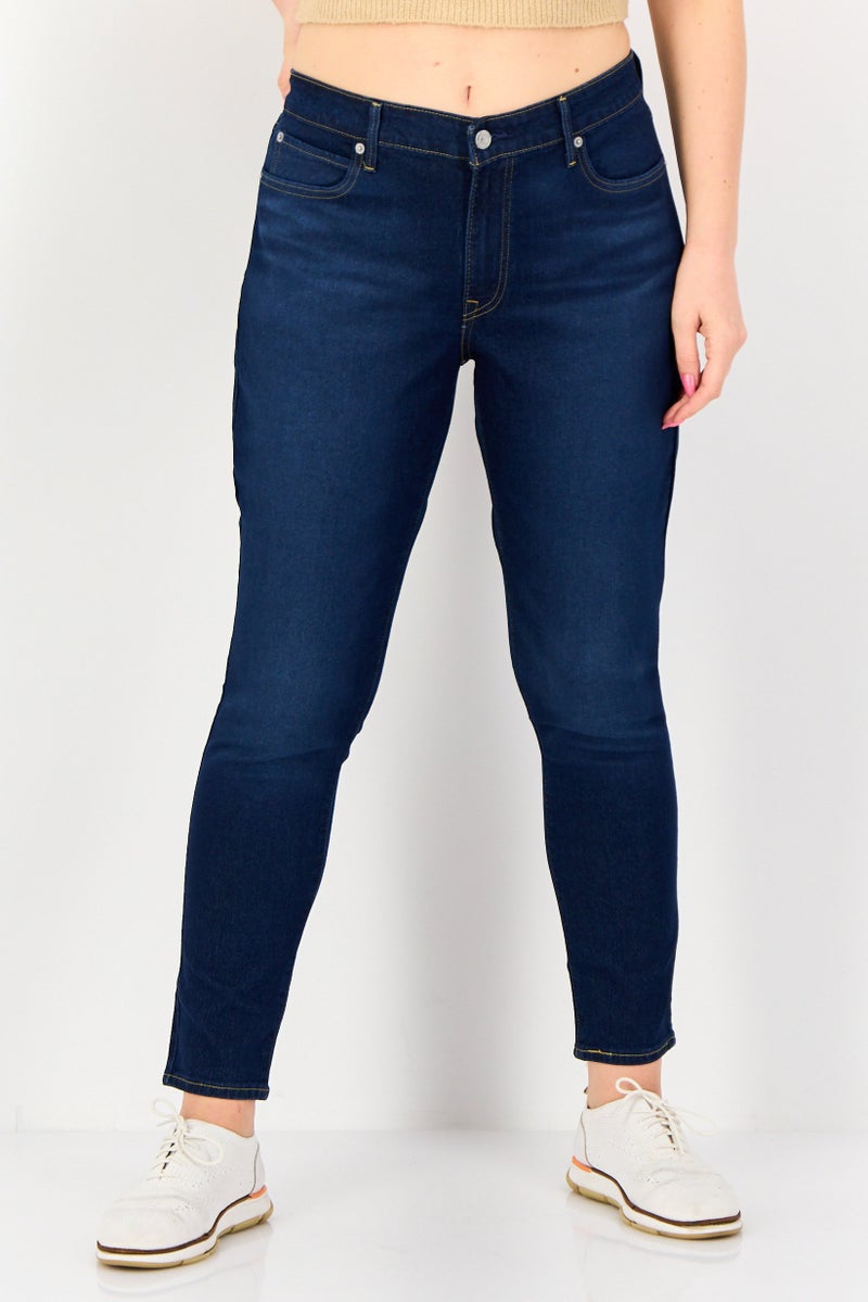 Levi's جينز دنيم مغسول ضيق جداً للنساء، أزرق - Image 1