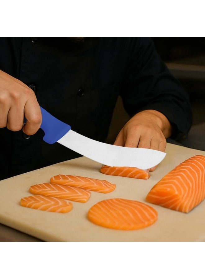 TRAMONTINA Professional Skinning Knife – 6-Inch Stainless Steel Blade – Blue Polypropylene Handle – Durable & Textured Grip - Image 3