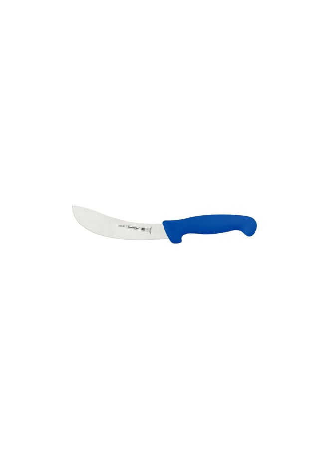 TRAMONTINA Professional Skinning Knife – 6-Inch Stainless Steel Blade – Blue Polypropylene Handle – Durable & Textured Grip - Image 1