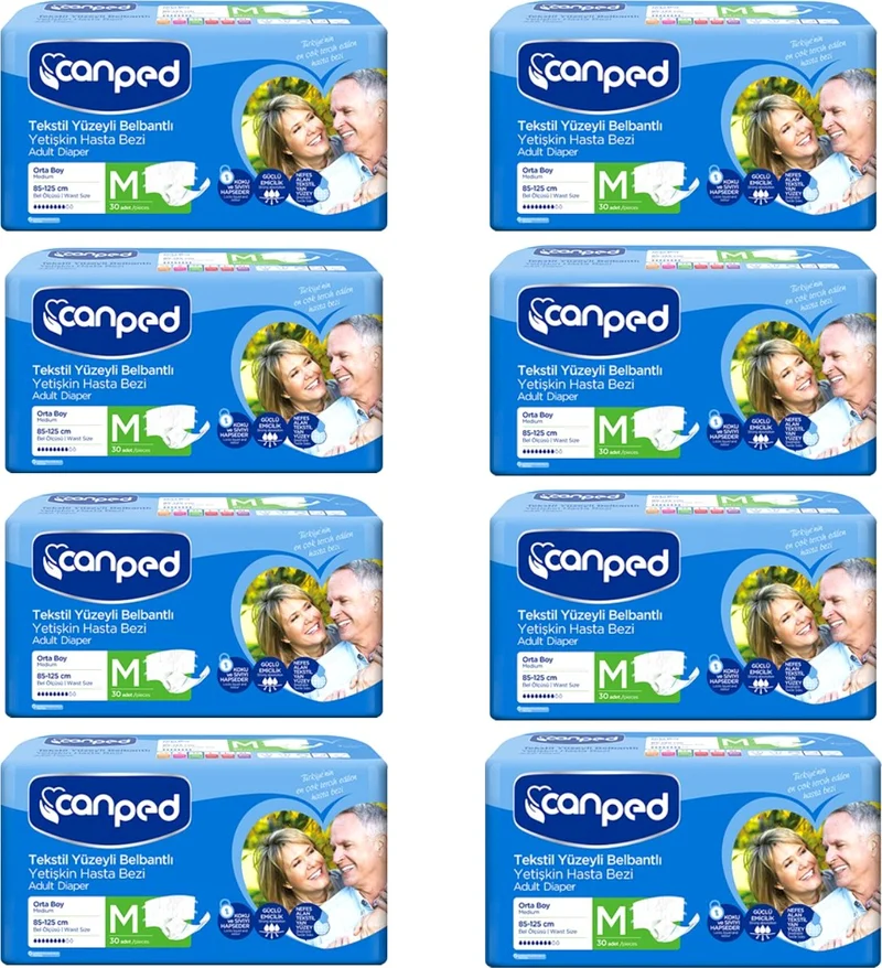 كانبد  Waistband Patient Diaper Medium Medium 240 Pieces