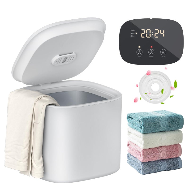 DOACE Towel Warmer Bucket Medium Size Towel Warmers with Auto Keep Warm Heat Time 204060 Min Adjustable and Delay Time Up to 24 Hours Hot Towel Warmer for Bathroom Ideal Gift for Valentines Day