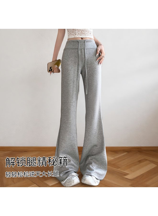 Moonbadi Autumn Fashion Drawstring High-Waist Slimming Wide-Leg Pants, Casual And Skin-Friendly Comfort - Image 3