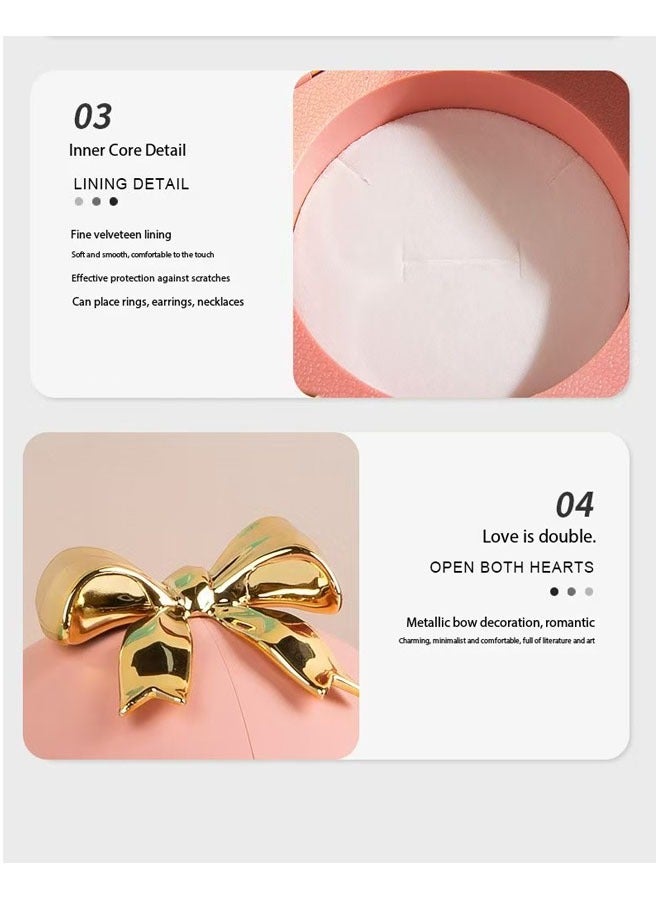 Acrylic Spherical Double-open Gift Box With Bowknot - Image 5