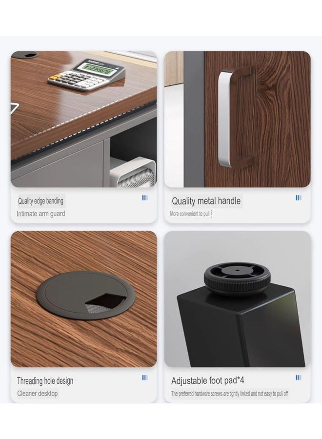 keke Executive Office Desk and Multifunction Computer Table 140 CM - Image 5