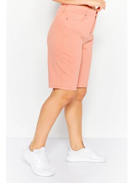 NYDJ Women Plain Denim Shorts, Orange  - Image 4