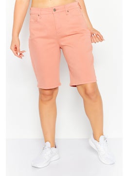 NYDJ Women Plain Denim Shorts, Orange  - Image 1