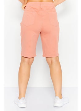 NYDJ Women Plain Denim Shorts, Orange  - Image 3