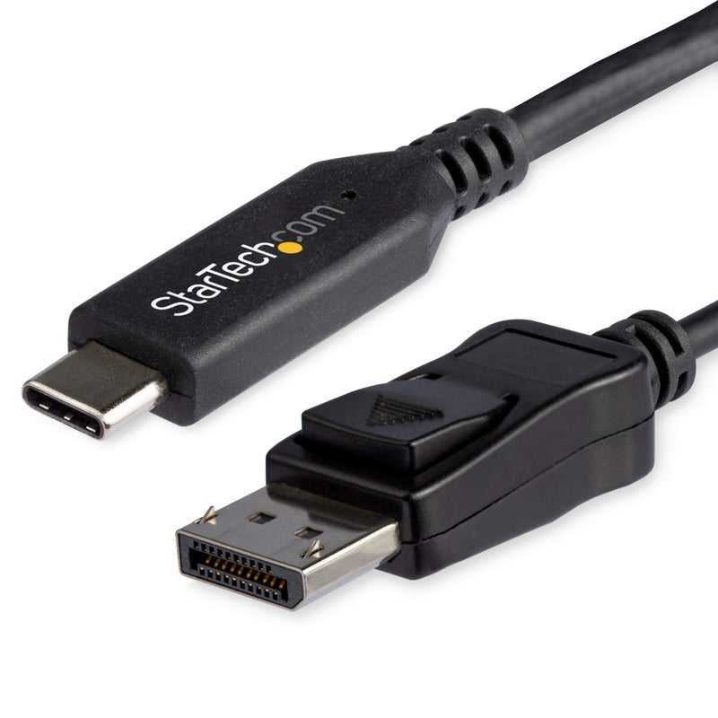 Startech.com StarTech USB-C to DisplayPort 1.4 Cable – 8K 60Hz Type-C to DP Video Adapter – 3.3ft/1m - Image 2