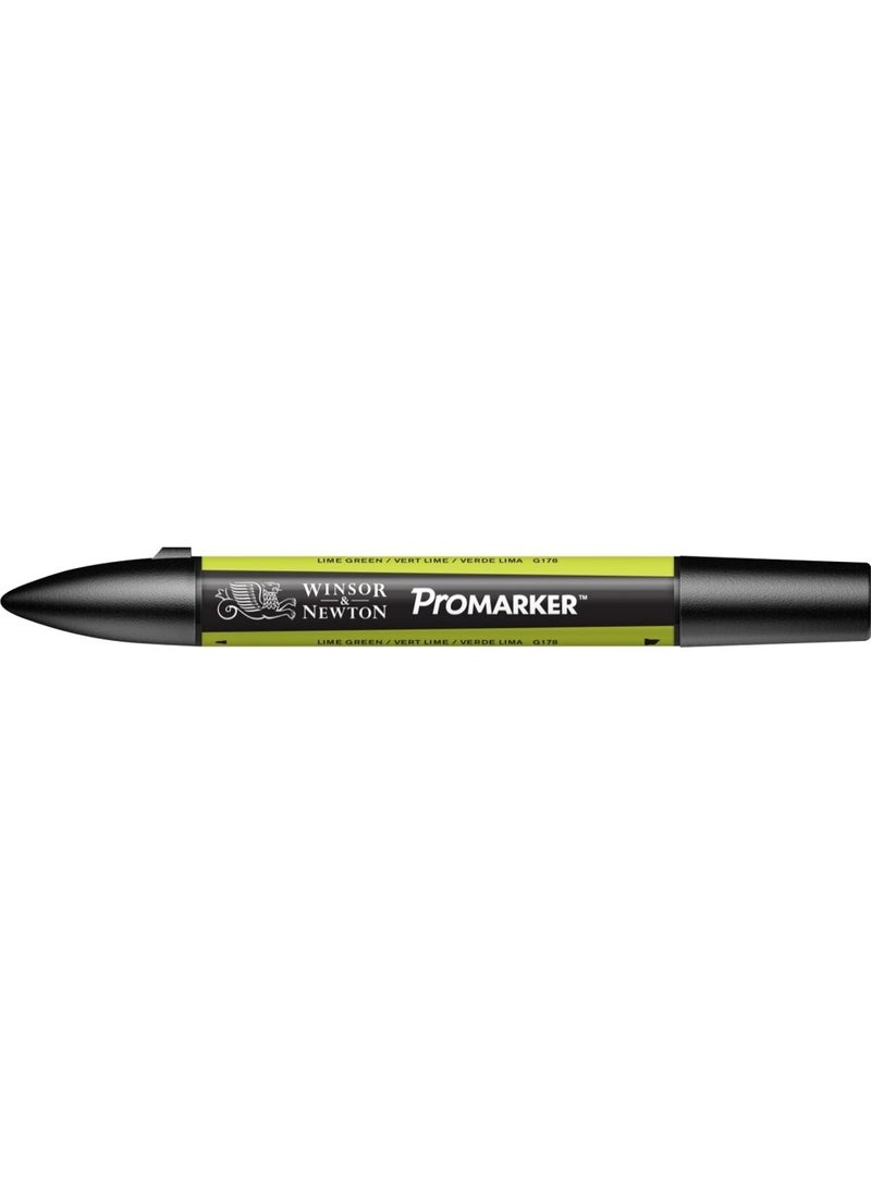 Winsor Newton - Winsor Newton Letraset Promarker Pen G178 Lime Green - Image 1