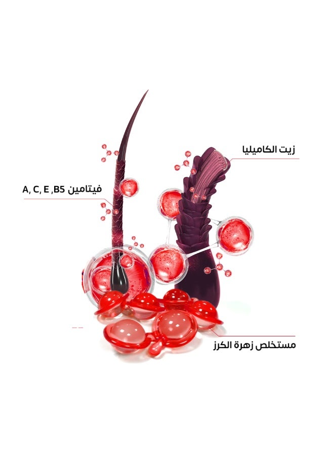 أليبس سيروم فيتامين للشعر غني بزيت الكاميليا اليابانية لحماية الشعر من الحرارة - Image 2