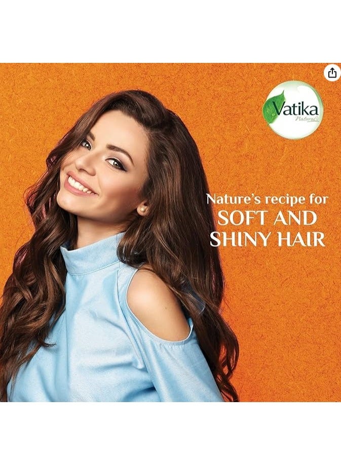 Vatika Naturals Almond Hair Oil 200ml, Coconut, Sesame & Vitamins A, E, F, Softens & Shines, For Dry & Frizzy Hair, No Parabens, Sulphates or Silicones - Image 2