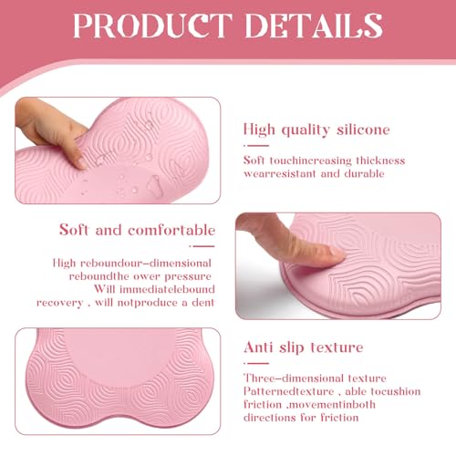 MBKHFLL 2 packs Yoga Knee Pad Cushion Extra Thick for Knees Elbows Wrist Hands Head Foam Pilates Kneeling pad Yoga Knee Cushion Thick Exercise Pads for Knees Elbows Wrist Hands Head Foam Pilates - Image 3