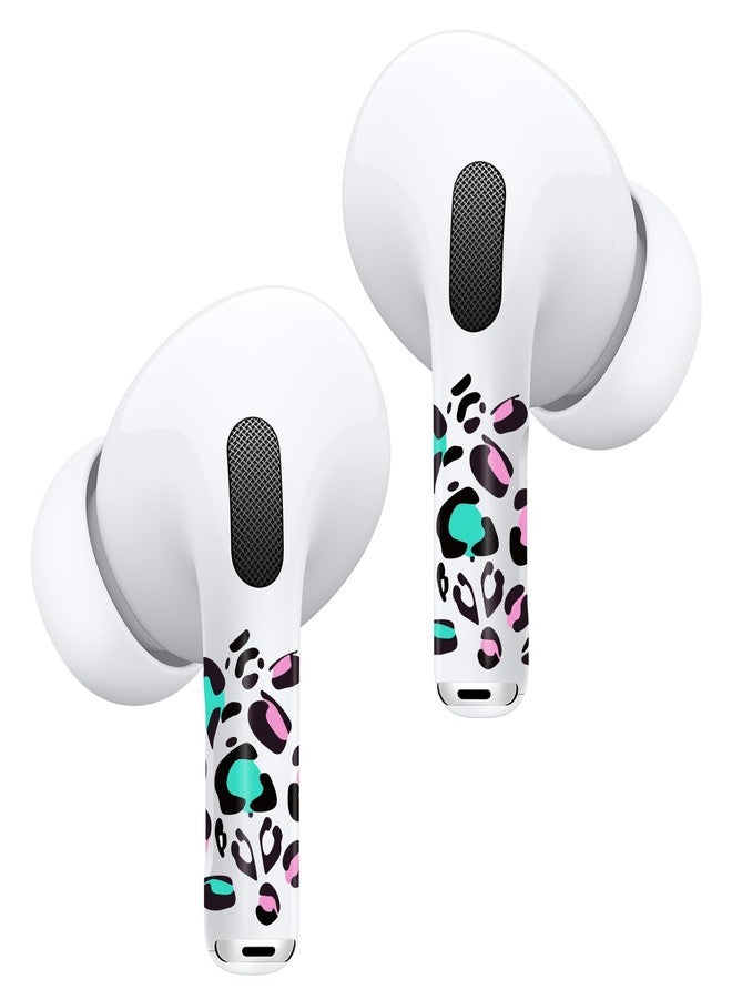 RockMax Universal Skin for AirPods Pro 3/Pro 2/Pro, Cute Stickers Also Fits to AirPod 1/2/3/4, Leopard Print Wrap for Women and Girls, Easy to Identify, Case-Friendly - Image 1