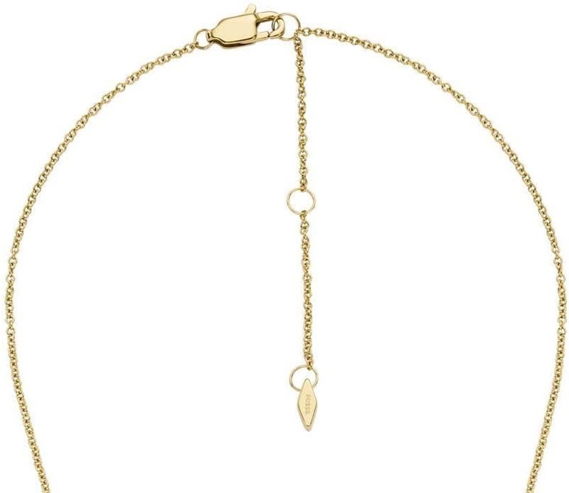 Fossil Women's Necklace, Gold-Tone Stainless Steel Chain Necklace - Image 3