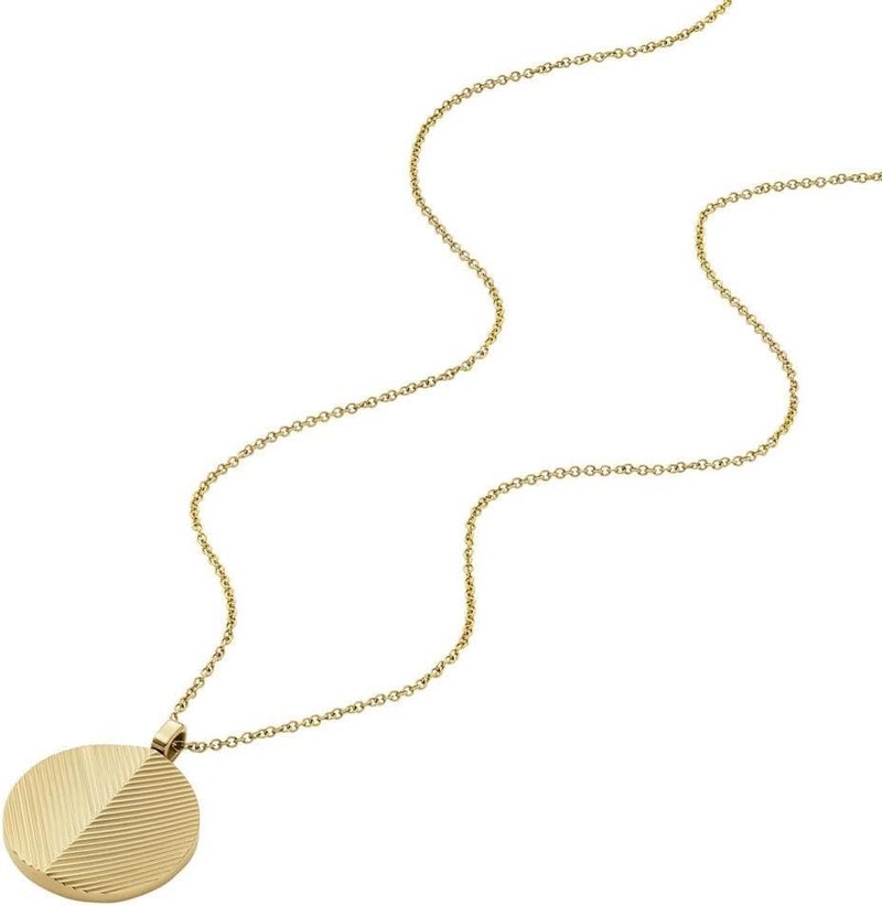 Fossil Women's Necklace, Gold-Tone Stainless Steel Chain Necklace - Image 2